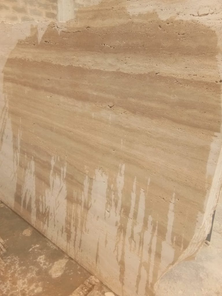 Natural Travertine Slab for Wall Cladding and Luxury Interiors
