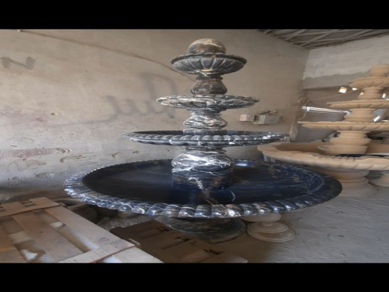 Handcrafted marble fountain for hotels and villas
