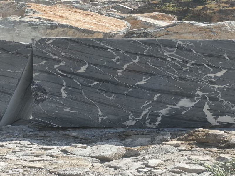 Premium black and white marble slabs from Pakistan ready for export to Oman and GCC