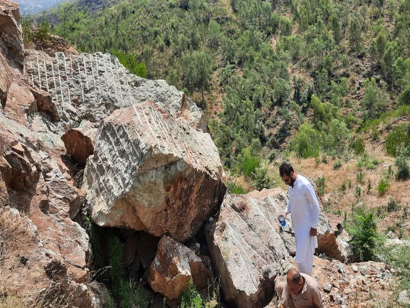 Green Quartzite Block from Pakistan
